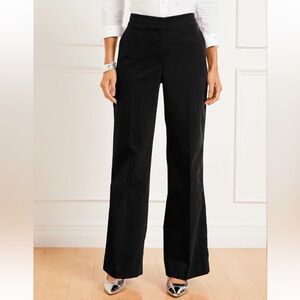 Talbots Classic Black Wide-Leg Pants